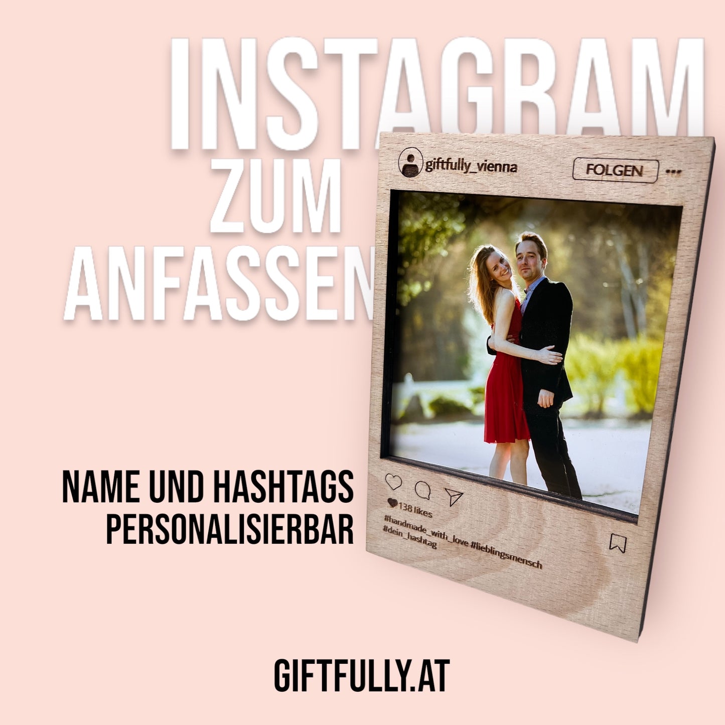 Bilderrahmen im Instagram-Stil